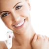 Luxshiny USB Charging Facial Hair Remover for Women Rose Gold Epilator Tool Fast Gentle Hair Removal for Face Lip Chin Fuzz with Massager Function Safe for Sensitive Skin view 4