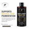 Arom-atique Anti Grey Hair Oil | Herbal Blend with Coconut, Black Seed, Castor, Argan, Apricot, Almond, Grapeseed, Jojoba, Sesame, Henna, Indigo, Amla, Methi, Curry Leaves & Hibiscus | view 2