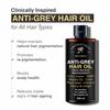 Arom-atique Anti Grey Hair Oil | Herbal Blend with Coconut, Black Seed, Castor, Argan, Apricot, Almond, Grapeseed, Jojoba, Sesame, Henna, Indigo, Amla, Methi, Curry Leaves & Hibiscus | view 3