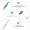 Alipis 30pcs Eyebrow Brush Wands with Tube Portable Disposable Eyelash Applicator Spiral Makeup Brush Lightweight for Travel and Eyelash Extension Maintenance Random Color view 4