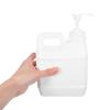 Mobestech 2PCS Plastic Pump Bottles for Cosmetics and Chemicals Refillable Sterilization Liquid Containers with Wide Mouth and Leak-Resistant Design White Lotion Dispensers for Bathroom and view 4