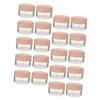 PLAFOPE 20Pcs Small Refillable Cream Jars with Light Blocking Design Portable Cosmetic Containers for Eye Cream Face Lotion Ointment Storage Travel-friendly Skincare Sample Boxes view 1