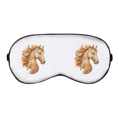 Azeeda 'Wooden Horse Bust' Sleep/Travel Eye Mask (EY00033904)