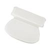Alipis PU Sponge Round Suction Bathtub Pillow White Bath Cushion with Firm Adsorptive Cups for Neck and Head Support Easy to Install Suitable for Adults and Fits Bathtubs view 1
