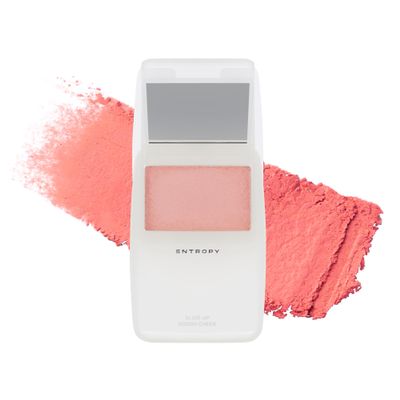 ENTROPY MAKEUP Slide-Up Dough Cheek Blush, Jelly Texture Blush for Smooth Radiant Color, Buildable Lightweight Formula, 12 shades for Layering, TOUCH CORAL