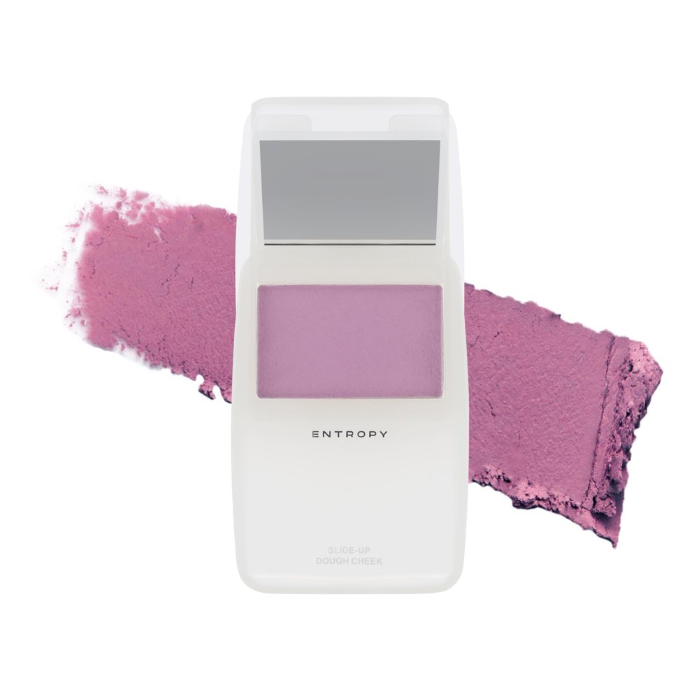 ENTROPY MAKEUP Slide-Up Dough Cheek Blush, Jelly Texture Blush for Smooth Radiant Color, Buildable Lightweight Formula, 12 shades for Layering, PLUM MESSAGE