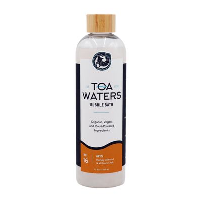 Bubble Bath  Honey Almond & Volcanic Ash  Soft, Earthy Scent, Sulfate-Free, Relaxing Bath Ritual  12 fl oz  TOA Waters