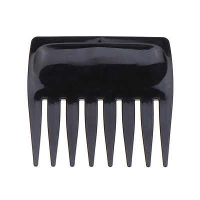 1 PCS Pocket Plastic Comb Super Wide Tooth Combs No Static Beard Comb Small Hair Brush Hair Styling Tool(Black 1pcs)