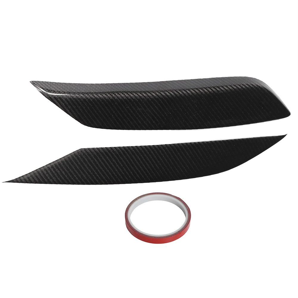 2PCS Head Eyebrow Eyelids Trims Covers, acement for Z33 2003 2009, Head Eyebrow Trim with Double Sided Tape, Inlation No Dril