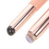 CHILDWEET 2PCS Dual-ended Silicone Makeup Brush with Adjustable Soft Concealer Applicator and Lip Brush for Sensitive Skin Portable for Travel Festival and Everyday Use view 3