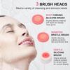Beautivana Facial Cleansing Brush, Waterproof Dual-Rotation Face Scrubber with 3 Brush Heads & 2 Speed Settings, Rechargeable Exfoliating Face Brush for Deep Cleansing & Daily Skin Care (Pink) view 4