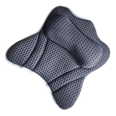 Alipis Bathtub Pillow with Suction Cups Ergonomic Head and Neck Support Compact Lightweight Bath Tub Headrest for Relaxing Soaking Spa Experience