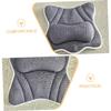 Alipis Bathtub Pillow with Suction Cups Ergonomic Head and Neck Support Compact Lightweight Bath Tub Headrest for Relaxing Soaking Spa Experience view 3