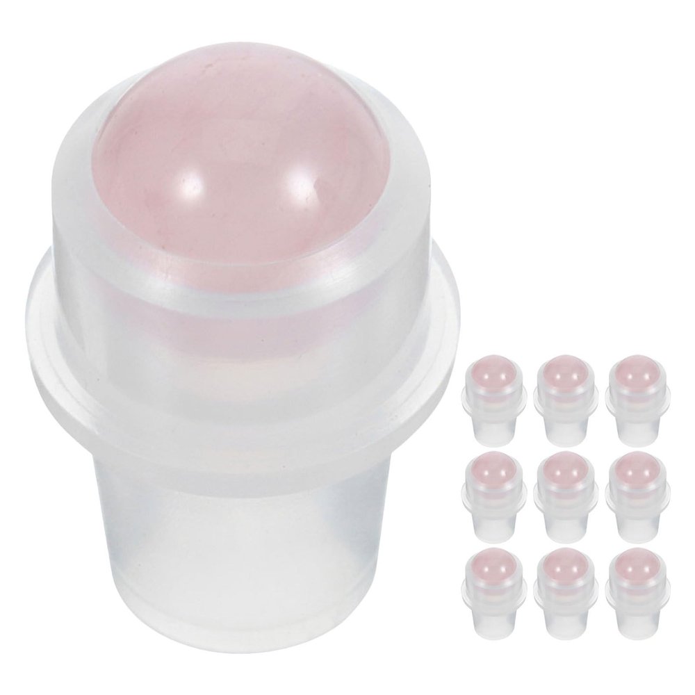 10pcs Essential Oil Roller Balls Replacement - Small Rollers For 10ml 16mm Bottles - Applicator Tops For Perfume Diy Bottle Inserts