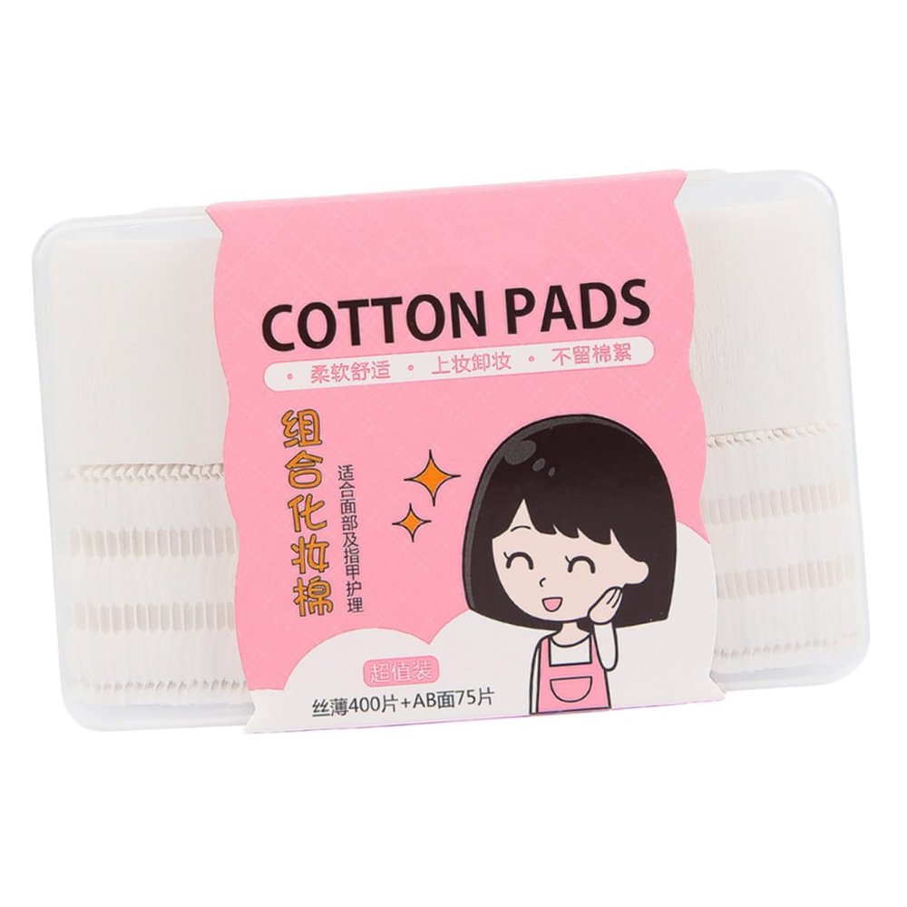 CONGARTENO Multipurpose Cotton Pads Boxed Double-Sided Thick Facial Puff Makeup Tool Gentle Beauty Accessories for Cleansing Toner and Daily Skincare