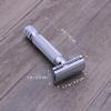 Outanaya Double Edge Stainless Steel Safety Razor for Men Professional Textured Handle for Secure Grip Close Smooth Shave with Reduced Irritation Manual Shaving Tool for Sensitive Skin view 2