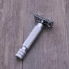 Outanaya Double Edge Stainless Steel Safety Razor for Men Professional Textured Handle for Secure Grip Close Smooth Shave with Reduced Irritation Manual Shaving Tool for Sensitive Skin view 3