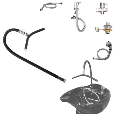 CAOJS Head Spa Water Circulation Rack, Waterfall Shampoo Basin Outlet Pipe with Multiple Water Outlets, 360 Adjustable, No Blockage, Even Flow, Sturdy and Reliable, for Beauty Salon, Home