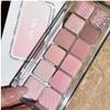 12 Colors Eyeshadow Palette  Low-Saturated Earth Tone Eye Makeup, Pink & Purple Glitter Shimmer Matte Eyeshadow, Long-Lasting Silky Powder Makeup Palette for Women (07) view 2