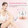 Epilator for Women, Smooth Glide Epilator Facial and Body Hair Remover with LED Light Rechargeable Hair Removal Device for Face, Bikini, Armpits, Arms, and Legs view 2