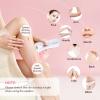 Epilator for Women, Smooth Glide Epilator Facial and Body Hair Remover with LED Light Rechargeable Hair Removal Device for Face, Bikini, Armpits, Arms, and Legs view 4