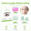 Eyebrow Wax Strips - 56 Eyebrow & Upper Lip Hair Remover with 4 Soothing Wipes | Natural Beeswax Formula | Painless at Home Hair Removal for Women & Sensitive Skin | Lasts 6 Weeks view 3