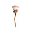 Nail Dust Brush, Powder Remover Cleaner Brush, Ultra Soft Nylon Powder Remover for Nails with Rose Shape Long Handle, Nail Art Cleaner Tools for Nails Trimming Cleaning Makeup (Gold1) view 2