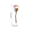 Nail Dust Brush, Powder Remover Cleaner Brush, Ultra Soft Nylon Powder Remover for Nails with Rose Shape Long Handle, Nail Art Cleaner Tools for Nails Trimming Cleaning Makeup (Gold1) view 3