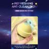 CHICTRY Cosmic Galaxy Planet Bath Bombs with Moisturizing Bubble Bath Foam for Holiday Gifts Yellow Green One Size view 3
