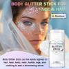 IONSGAKO Sparkling Rainbow Body Glitter Stick, Face Body Glitter Gel Holographic Hair Glitter Halloween Chunky Sequin Waterproof Face Paint Stick Glitter Makeup for Women view 2