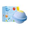 CHICTRY Cosmic Galaxy Planet Bath Bombs with Moisturizing Bubble Bath Foam for Holiday Gifts Blue Yellow One Size view 1