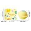 CHICTRY Cosmic Galaxy Planet Bath Bombs with Moisturizing Bubble Bath Foam for Holiday Gifts Blue Yellow One Size view 2