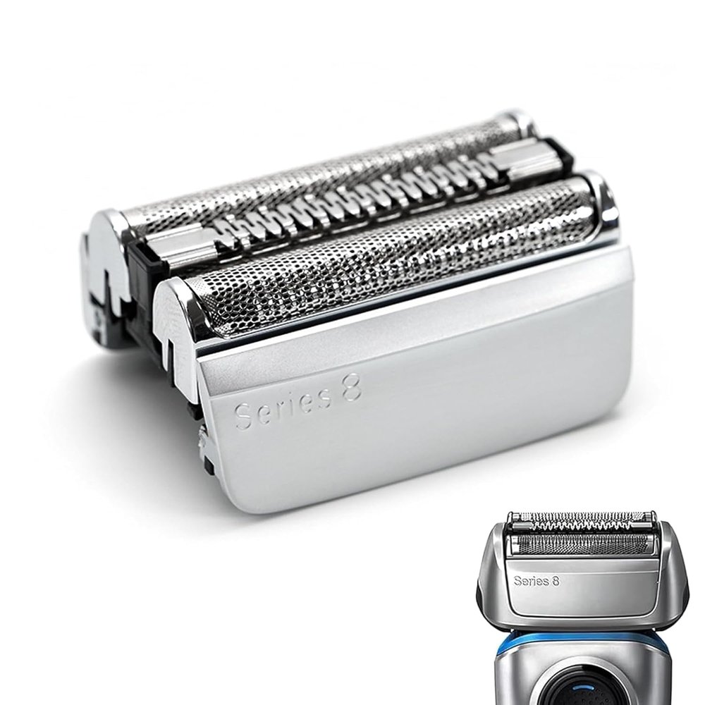 83M Replacement Head Compatible With Braun Series 8, 83M Wet and Dry Replacement Foil and Cutter for Braun Electric Shaver S8, 8370cc, 8340s, 8350s, 8467