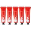 Aislor 5PCS Holiday Hand Cream Set Travel Size for Dry Cracked Skin Winter Care Moisturizing Gifts for Women Men Christmas Red One Size view 1