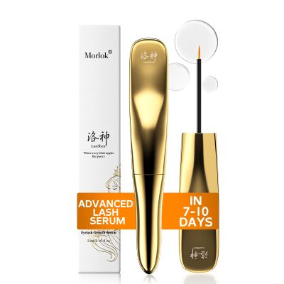 Eyelash Growth Serum, Eye Lash and Eyebrow Enhancing Serum for Women & Men - with Advanced Formula to Boost Longer Fuller and Thicker Lashes and Eyebrows, Gentle & Vegan for Sensitive Eyes (3 mL)