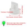 Face Care Beauty Machine Spare Parts Hydro Dermabrasion Aqua Peel Water Scrub Tips Caps 6 Plastic HydraDermabrasion 2 Diamond Microdermabrasion 1 Spray Replacement Acceossories view 3