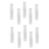 10Pcs White 1 oz Travel Bottles Empty Refillable Toothpaste Tubes Containers Small Mini Size Squeeze Dispensers, Refillable Containers Pump Dispensers Refillable Cosmetic(10 * 2.7cm) view 1