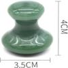 2Pcs Gua Sha Facial Massage Tools, Green Stone Set, Mushroom Face Scraper for Skin Care, Spa view 2