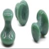 2Pcs Gua Sha Facial Massage Tools, Green Stone Set, Mushroom Face Scraper for Skin Care, Spa view 4