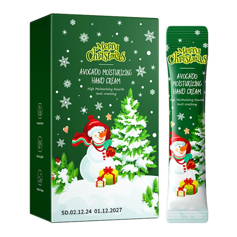 ACSUSS Festive Christmas Gift Set 20 Mini Hand Creams Nourishing Scented Lotions with Shea Butter and Coconut Oil for Dry Skin Avocado One Size