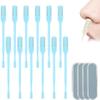 Nasal Hair Cutter Portable Nasal Hair Knife for 360 Rotating Nasal Hair Double Sided Nasal Hair Knife Nasal Manual Nasal Hair Trimmer (Blue, 12 Pcs) view 1