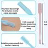 Nasal Hair Cutter Portable Nasal Hair Knife for 360 Rotating Nasal Hair Double Sided Nasal Hair Knife Nasal Manual Nasal Hair Trimmer (Blue, 12 Pcs) view 4