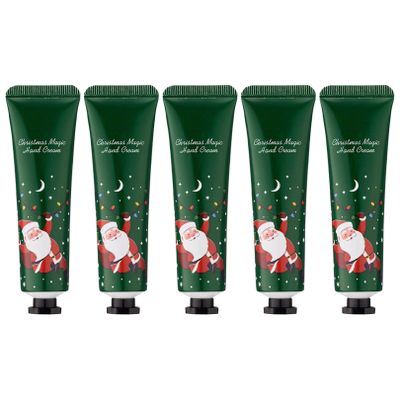ranrann 5 Piece 30g Hand Cream Collection Travel Size for Intensive Moisturizing Dry Skin Winter Essentials Green One Size