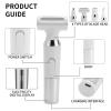 ZJchao 4 in 1 Hair Removal Device, Epilator for Women, Women Trimmer Set Rechargeable Water Proof LCD Display Cordless for Legs Underarms Bikini Gentle Shaving view 3
