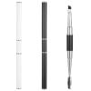 2PCS Dual Ended Eyebrow Brush, Angled Brow Brushes Professional Spoolie Brush for Shaping Filling Brows Lashes Eyeliner Portable Makeup Applicator view 1