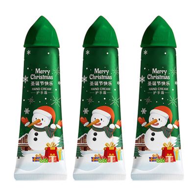 Aislor 3 Pack Christmas Gift Set Travel Size Hand Cream Winter Moisturizing Lotion for Dry Cracked Skin Nourishing Hand Care Snowman One Size