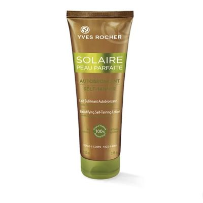Yves Rocher Solaire Self-Tanner Self-tanning Moisturizing Milk for Face and Body Long Lasting Women 100 ml. / 3.3 fl.oz.