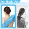 4 Pcs Exfoliating Back Scrubber with Handles, Nylon Back Washers, Scrubber Cloth Towel for Shower, Stretchable Pull Strap for Sensitive Rough Skin view 4