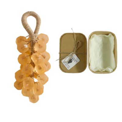Crystal Grape Soap, Personalized Original Handmade Crystal Grape Soap Gentle Cleansing Soaps, Decorative Soaps Bars, For Washing Hands And Fresh Air Men Women (Osmanthus)