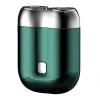 2025 New Model Mini Dual-Head Electric Shaver, Electric Mini Portable Razor, Pocket Shaver USB Shavers for Men, Rechargeable Washable Double Head Razor for Home, Car, Travel (Green) view 1